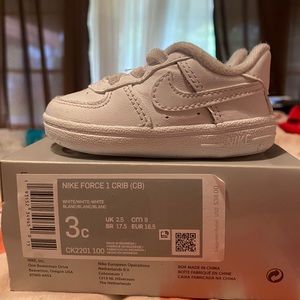 Nike Airforce Ones Crib Bootie